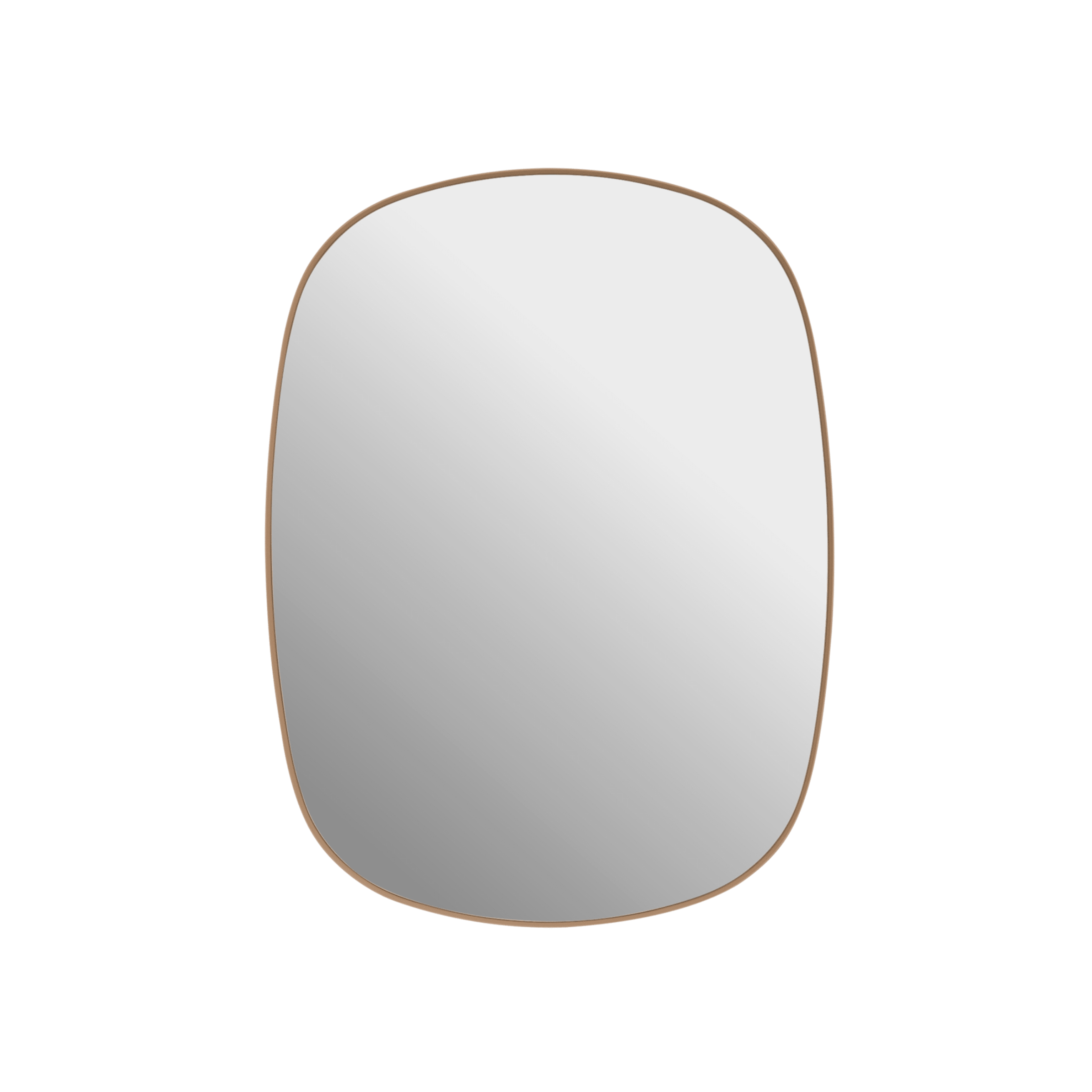 Framed Mirror with Light Pink Frame