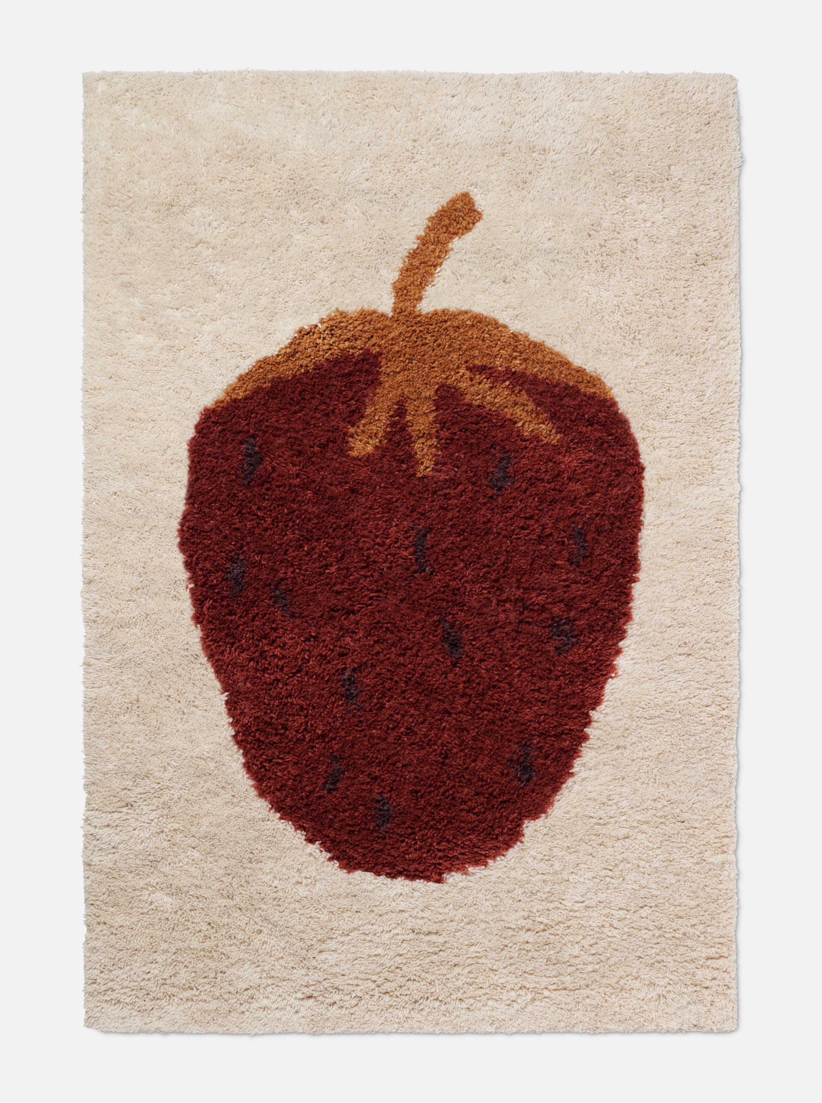 Children's rug FRUITICANA STRAWBERRY beige