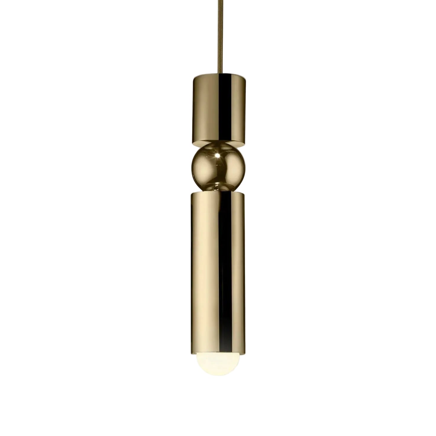 Lampa visící FULCRUM mosazná
