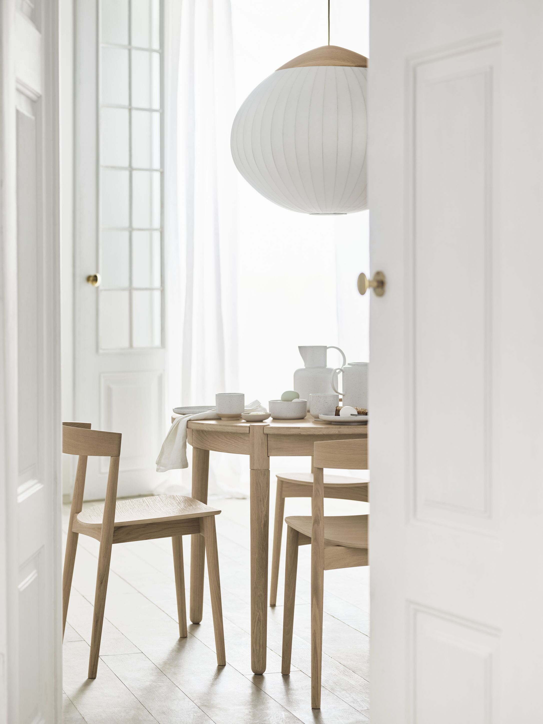 Židle KITE hnědá dubové dřevo