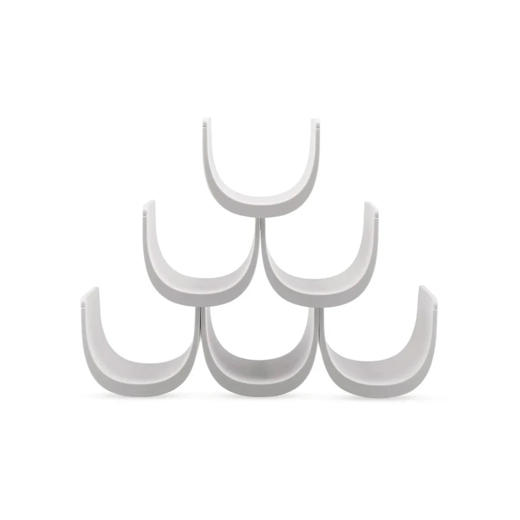 Bílý stojan na láhve NOÈ