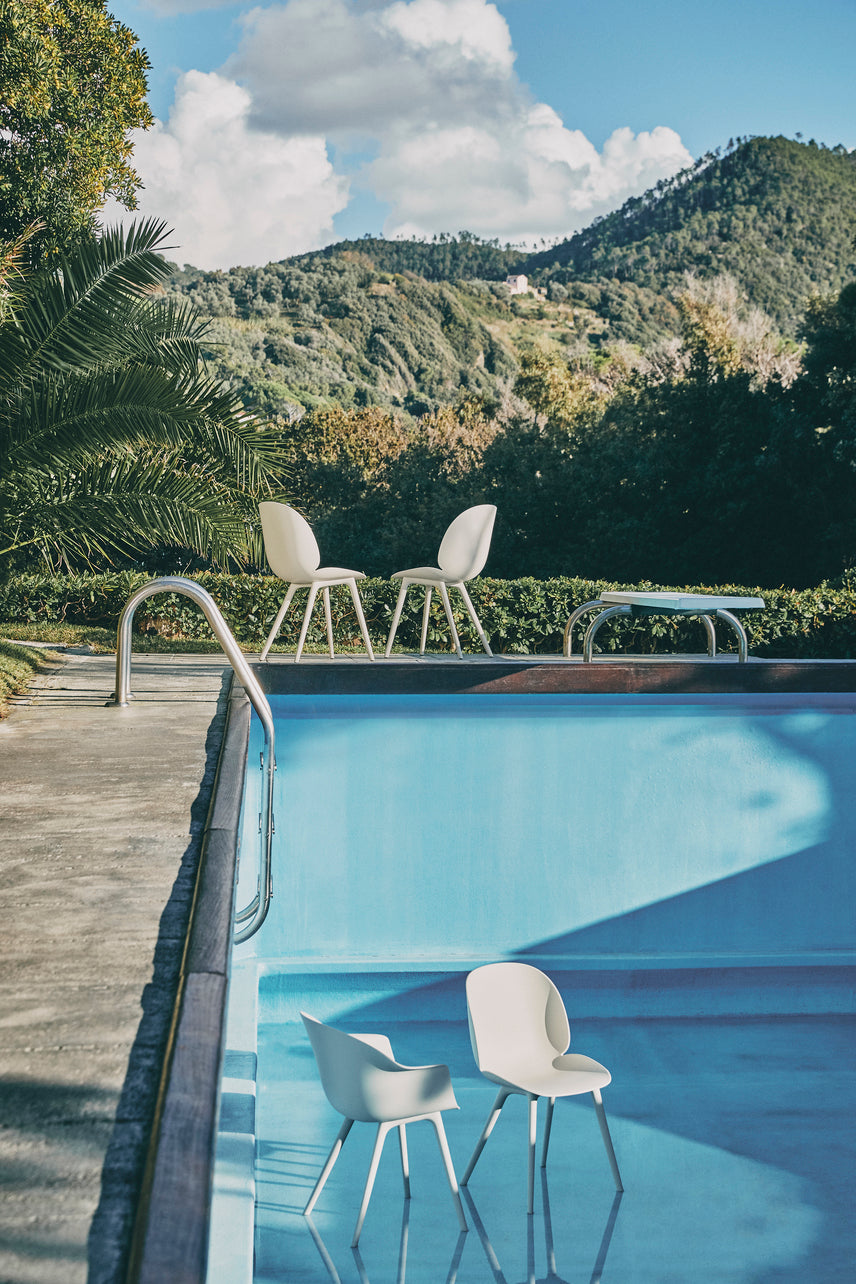 BEETLE White Garden Chair