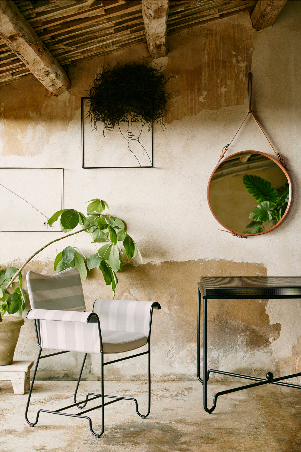 Stół ogrodowy TROPIQUE biała stal