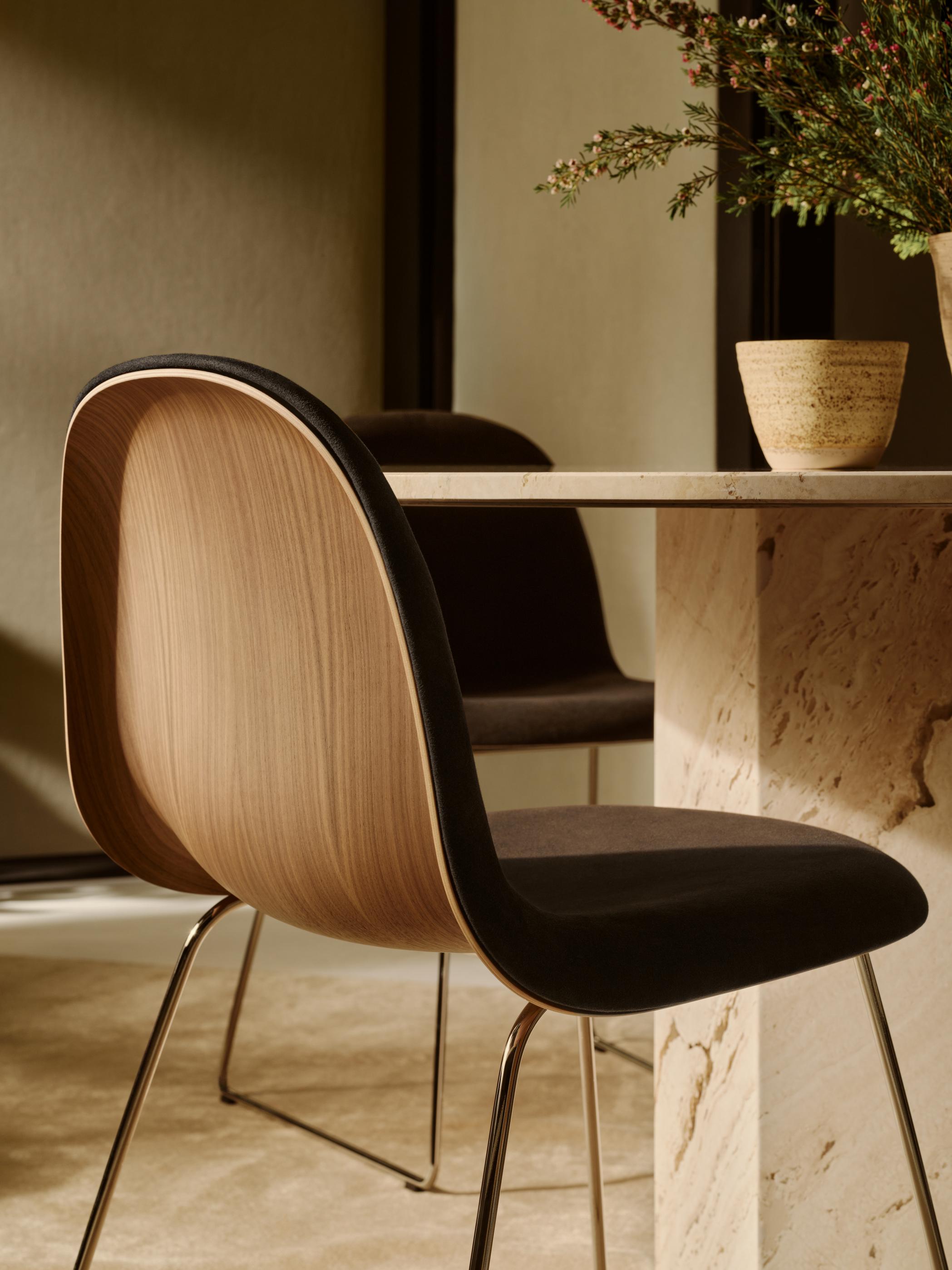 GUBI 3D Chair walnut wood