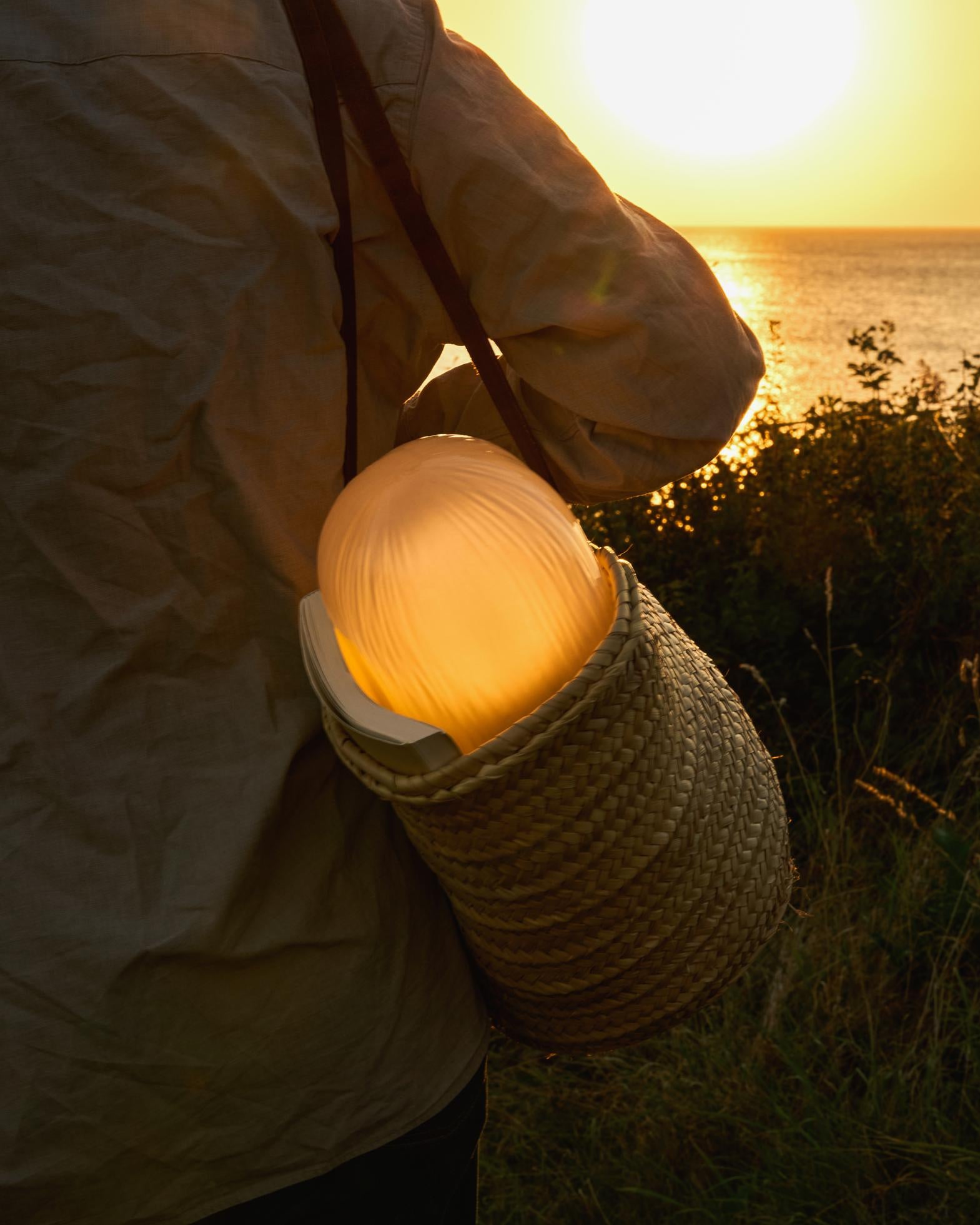 Portable lamp SEINE glass