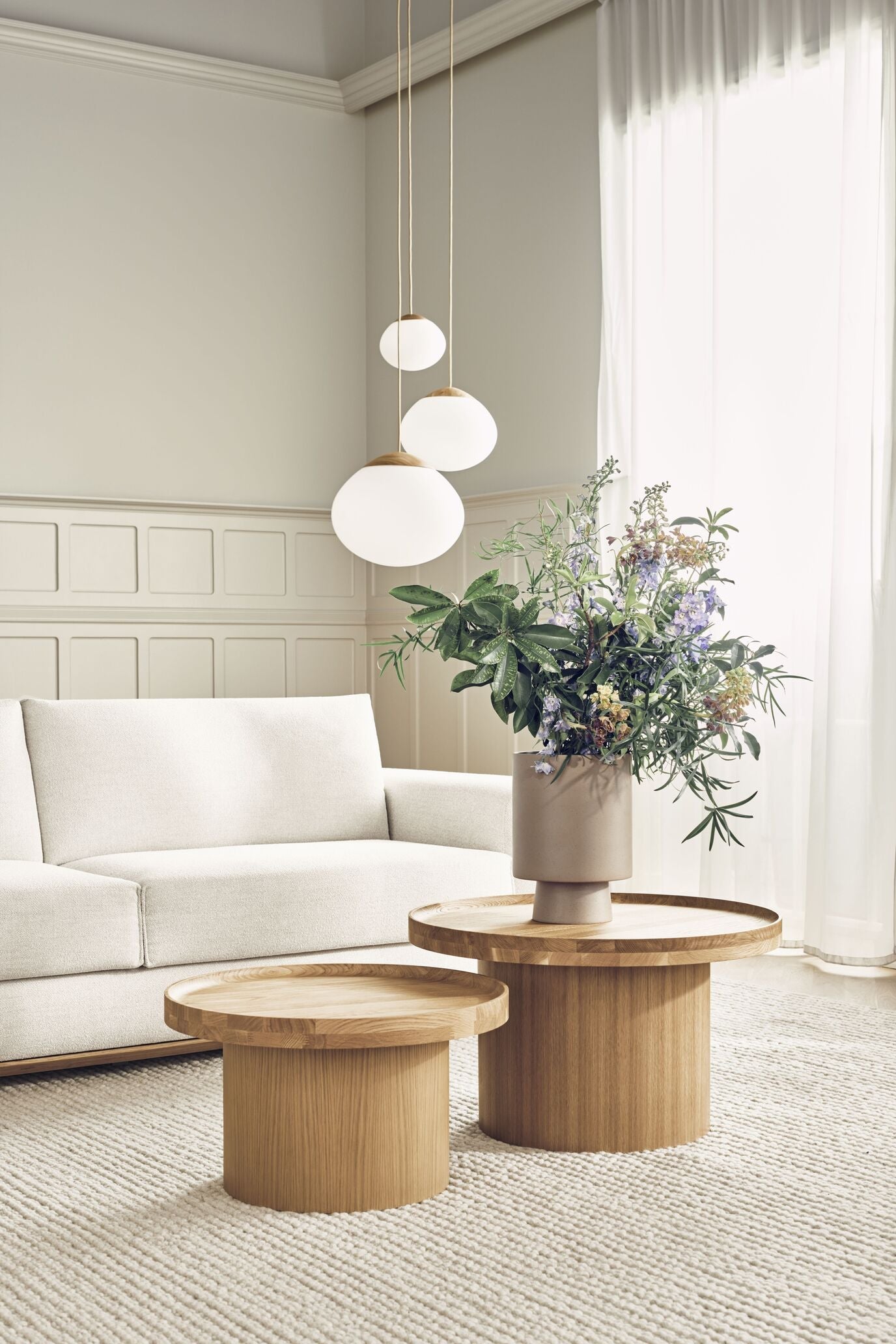 Stolik kawowy PLATEAU drewno dębowe