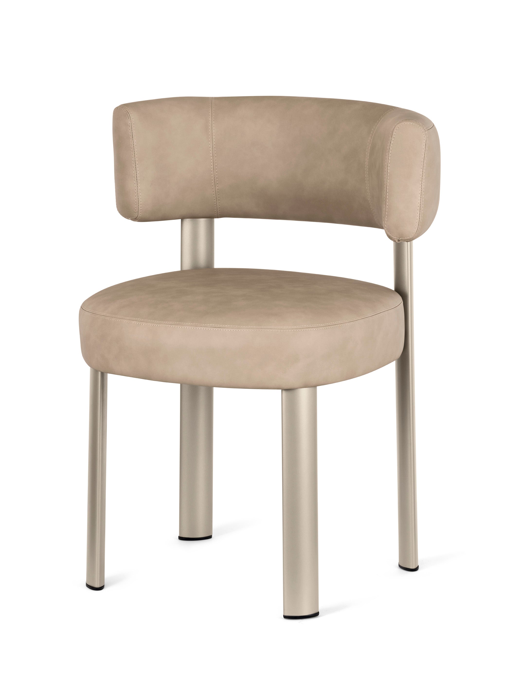 Čalouněné křeslo GLEN s béžovým podstavcem