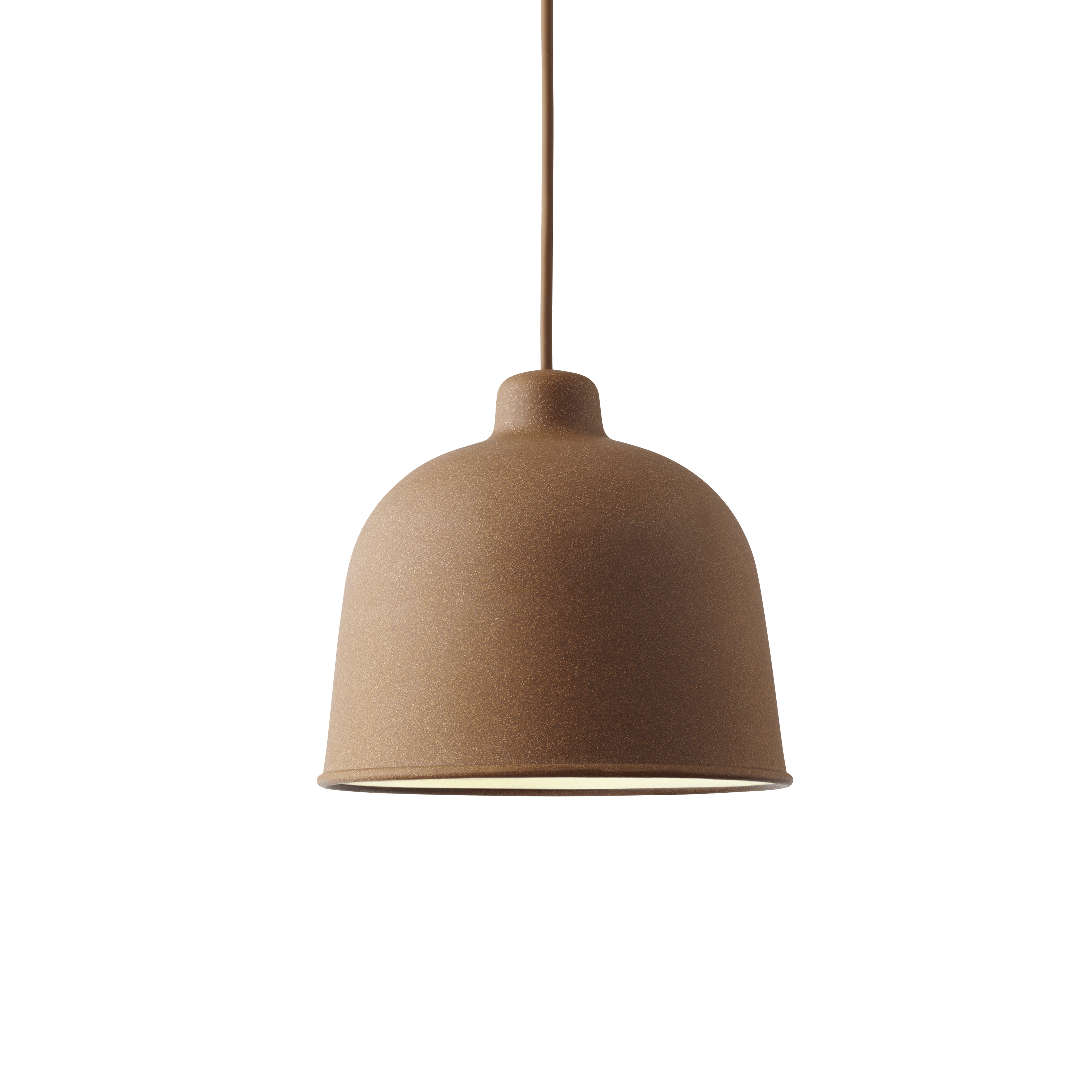 Závěsná lampa GRAIN hnědá