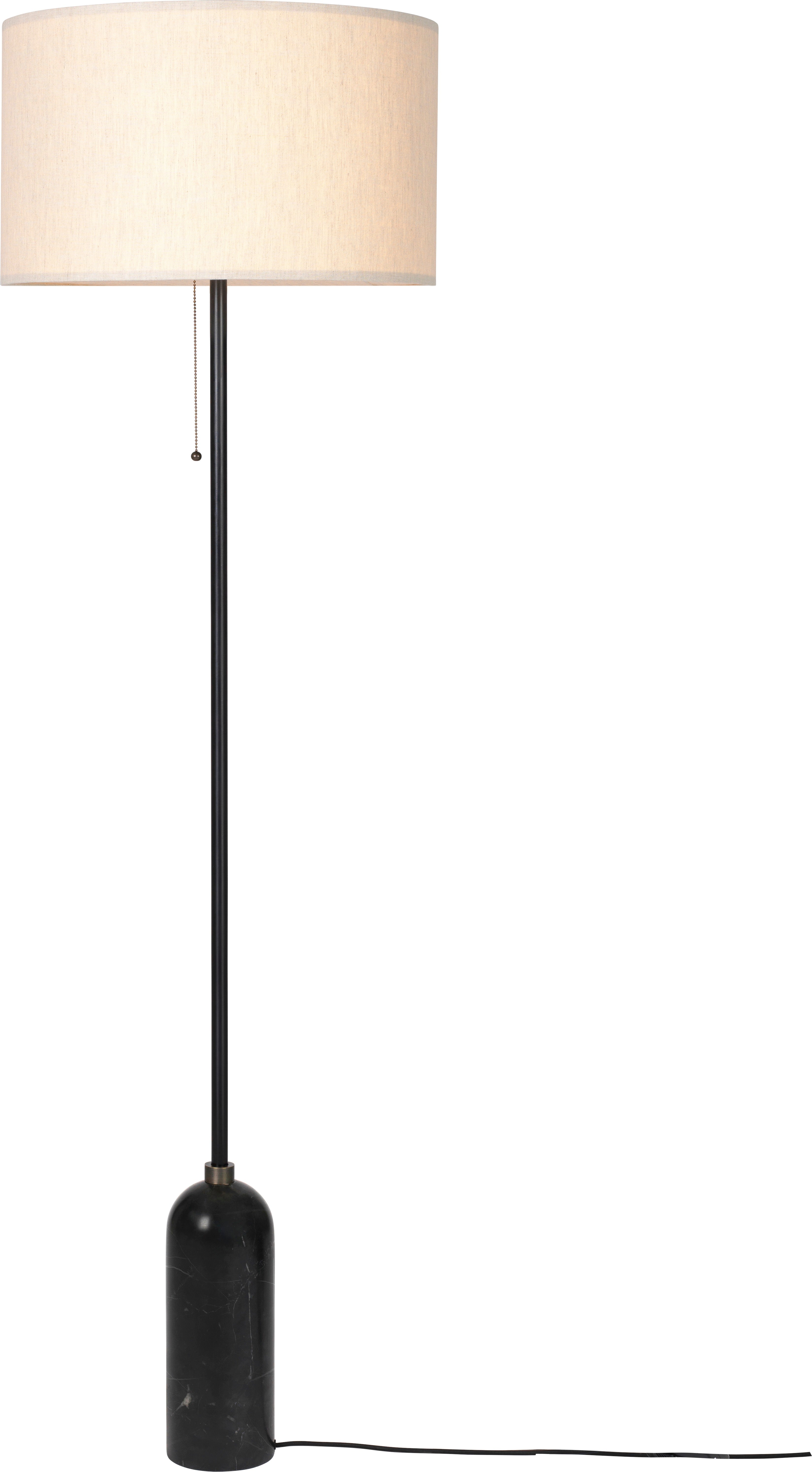 Lampa podłogowa GRAVITY czarny marmur – styl nowoczesny