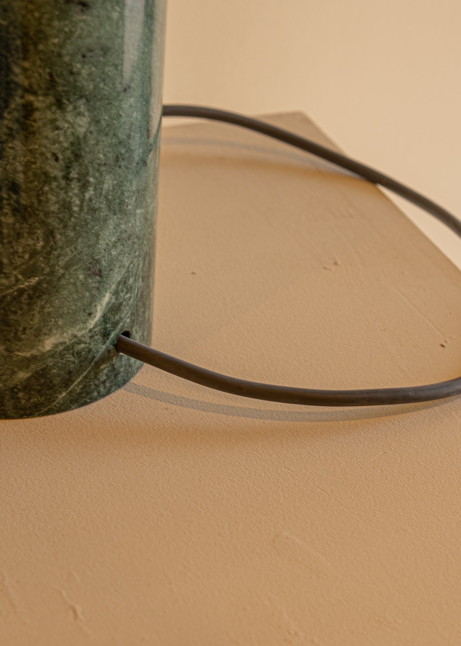 Stolní lampa PURA KELO zelený mramor