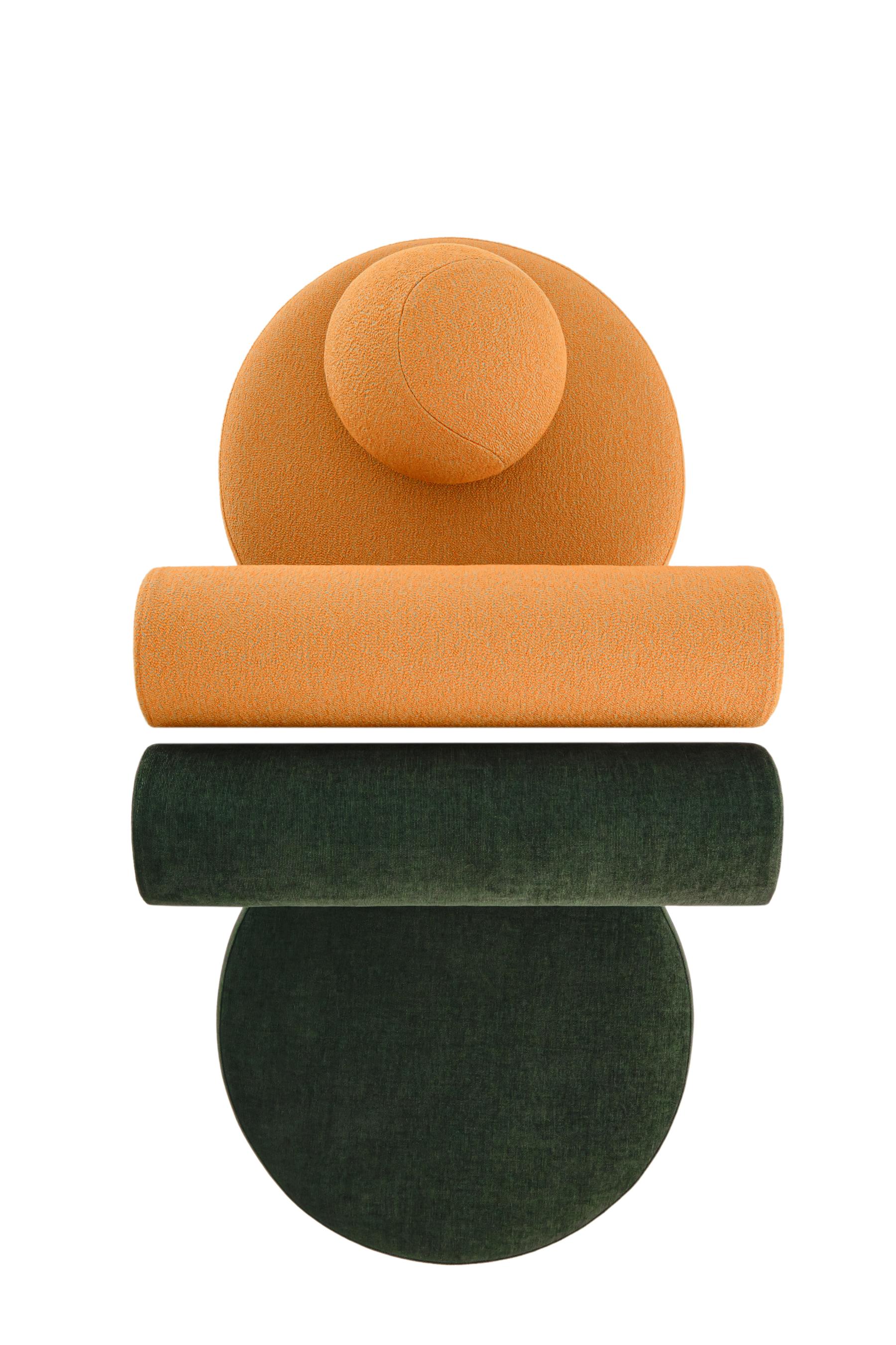 Upholstered GROPIUS CS2 Chair with Wooden Base