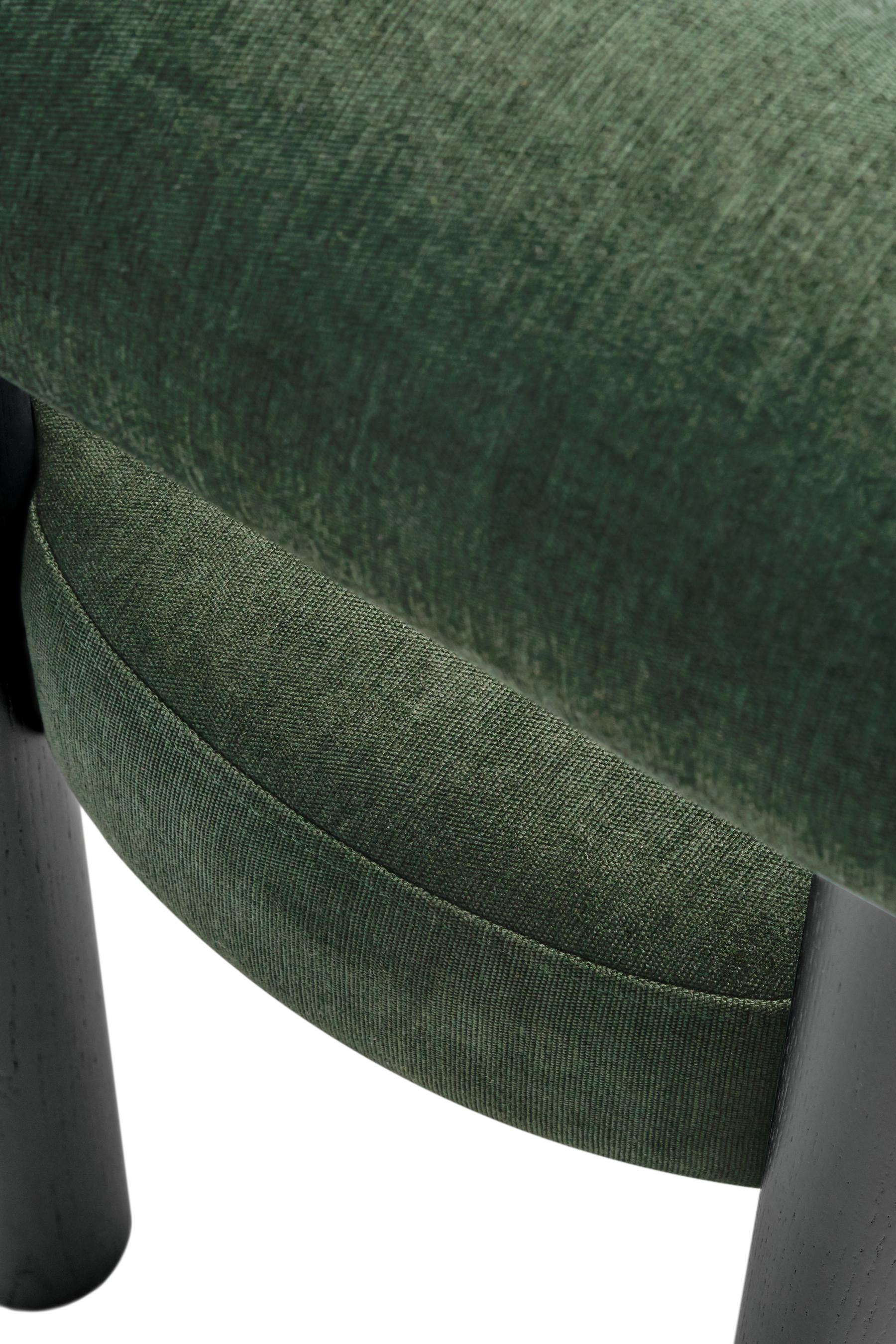 Upholstered GROPIUS CS2 Chair with Wooden Base