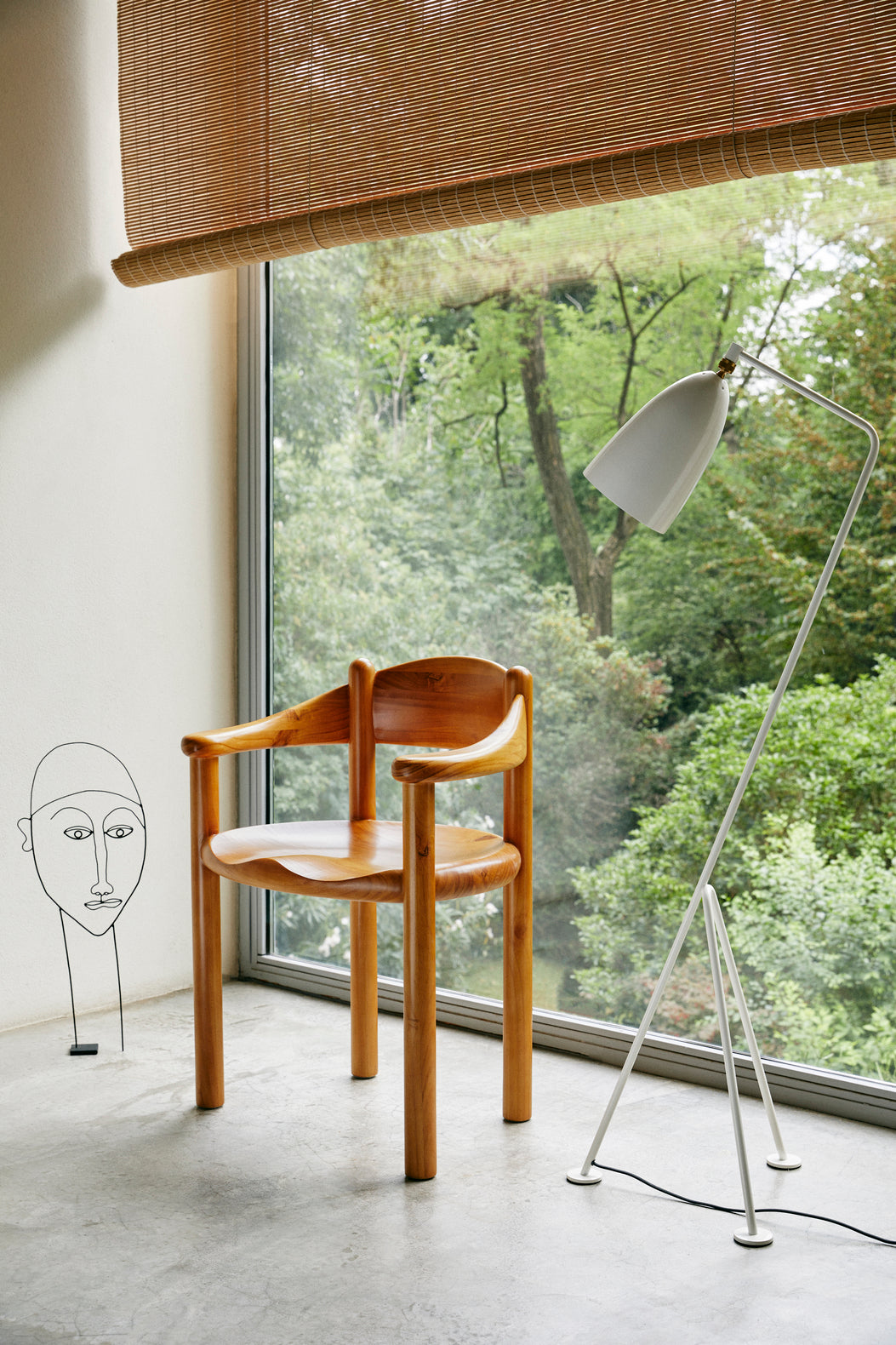 DAUMILLER Armchair with Armrests Pine Wood
