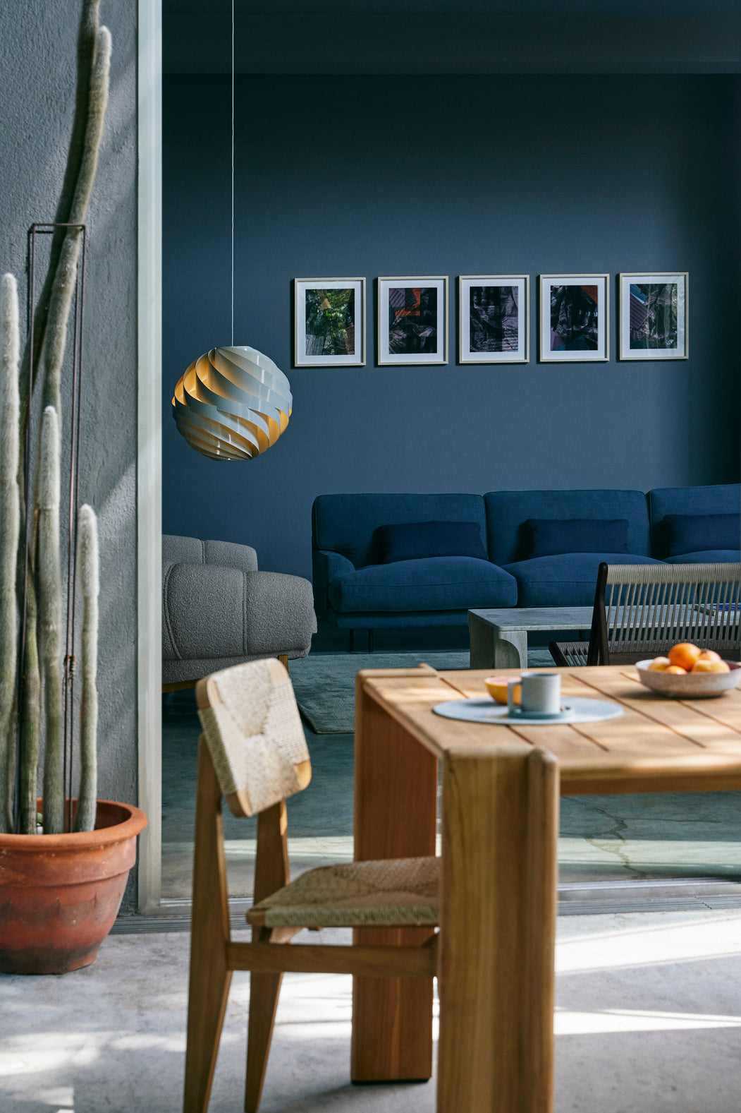 TURBO pendant lamp broken white