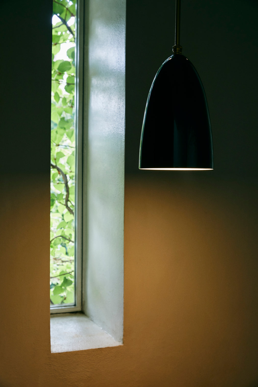 GRÄSHOPPA Black Glossy Pendant Lamp