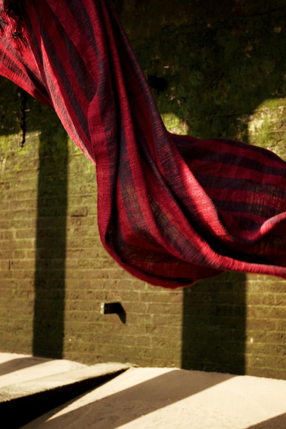 BAND blanket burgundy