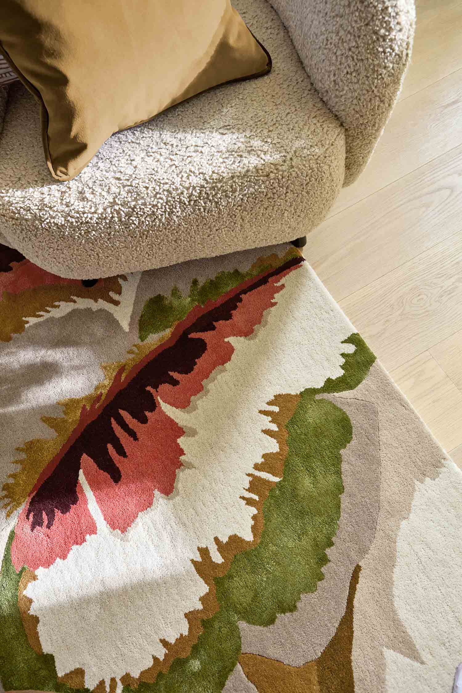 Dywan CALATHEA AMBER BRAZILIAN ROSEWOOD beżowo-brązowy