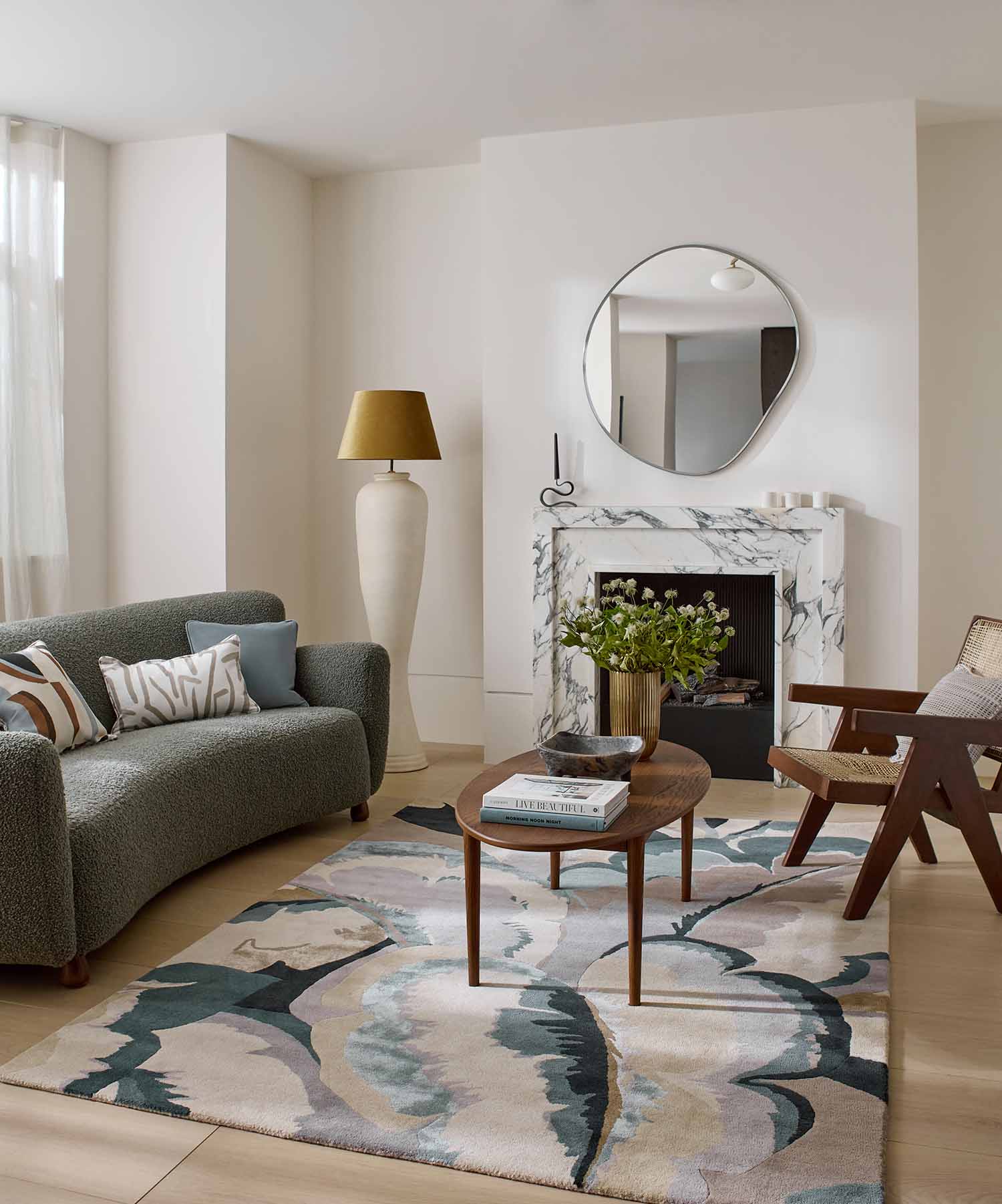 Dywan CALATHEA SHIITAKE WILDWATER szaro-beżowy