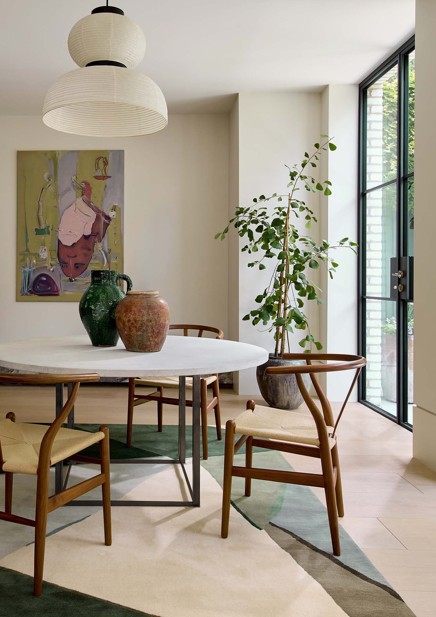 Dywan SUMI REFLECT FERN PISTACHIO beżowo-zielony