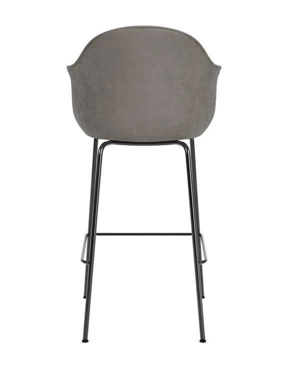 Hoker s podloketníky HARBOUR šedá kůže