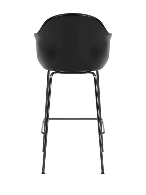 Hoker s podloketníky HARBOUR černá kůže