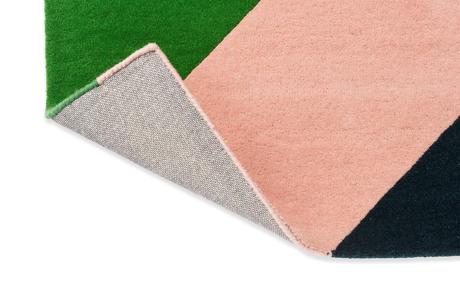 Sherbet Stripe Emerald Amber Carpet Multicolored