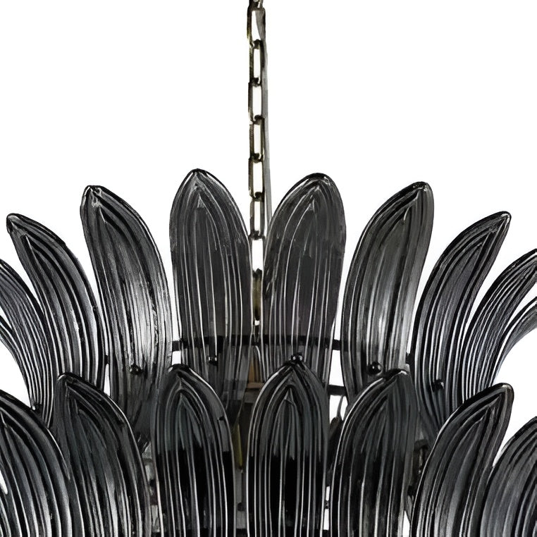 SALINA chandelier smoked glass