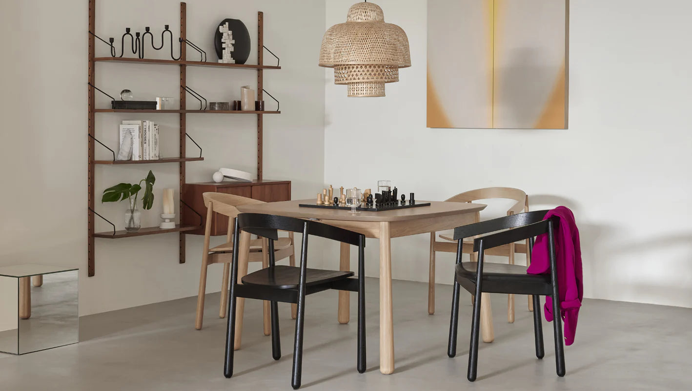 Krzesło HOMERUN jasne drewno dębowe