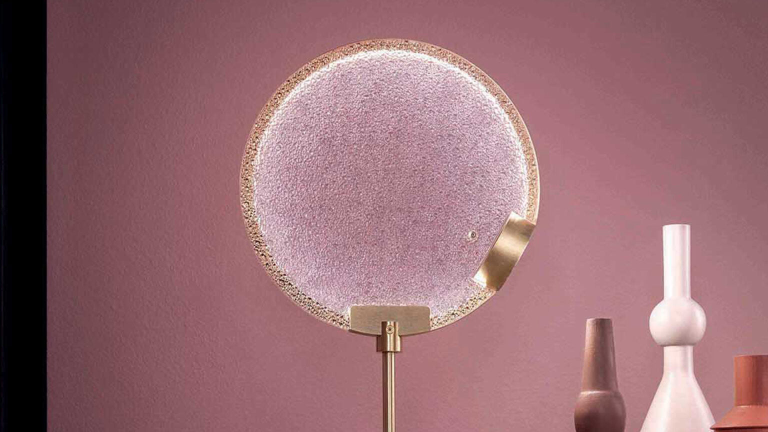 Lampa stołowa HORO TL szczotkowany mosiądz