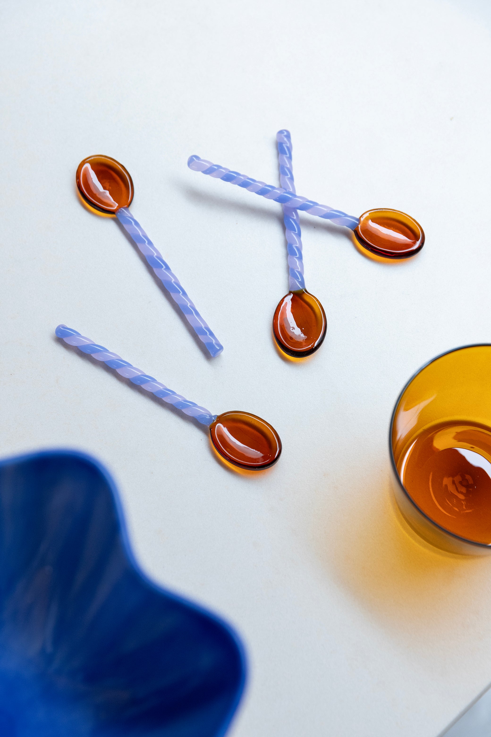 DUET Amber Spoon Set with Purple