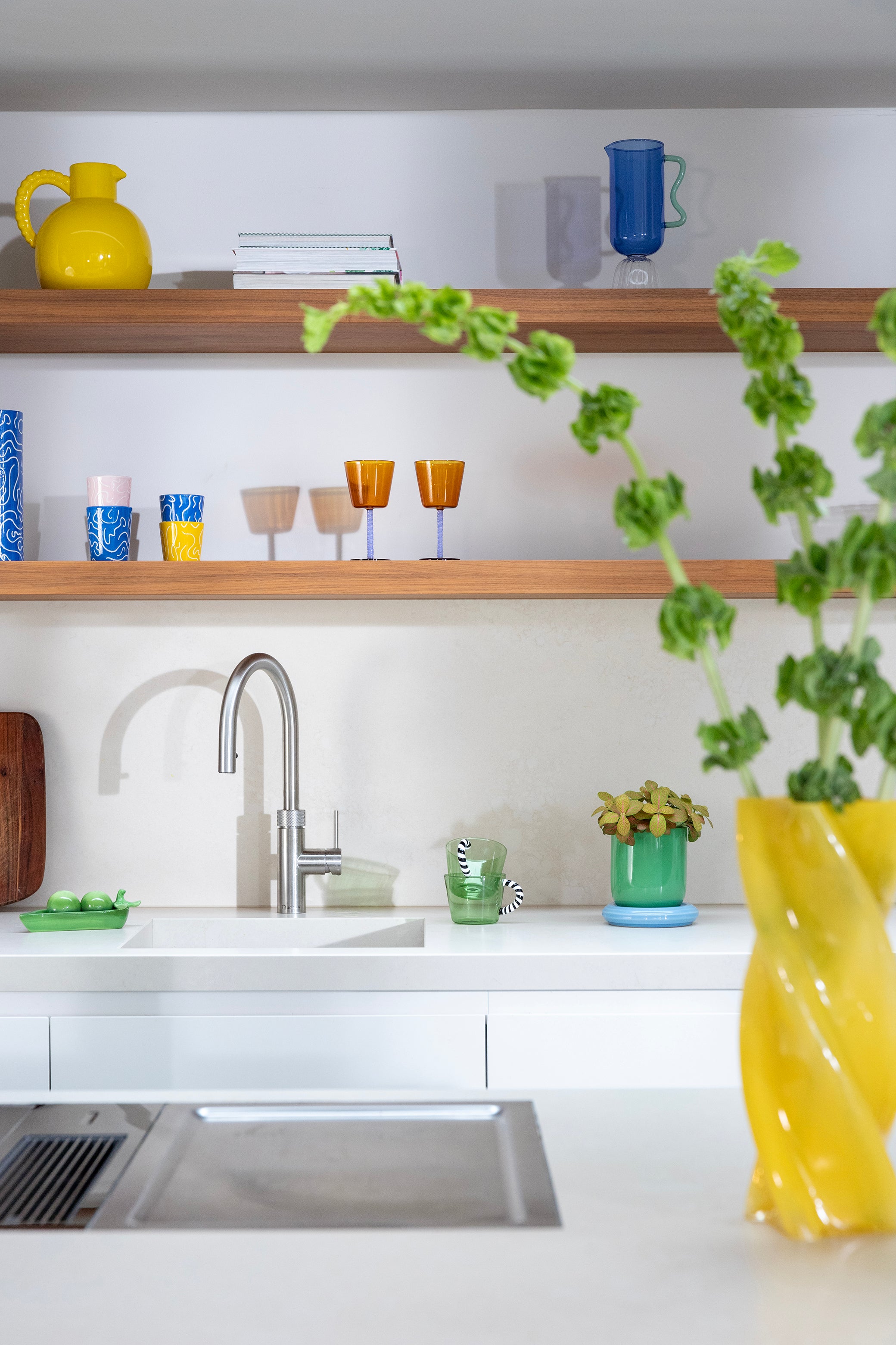 Váza MARSHMALLOW OPAQUE žlutá