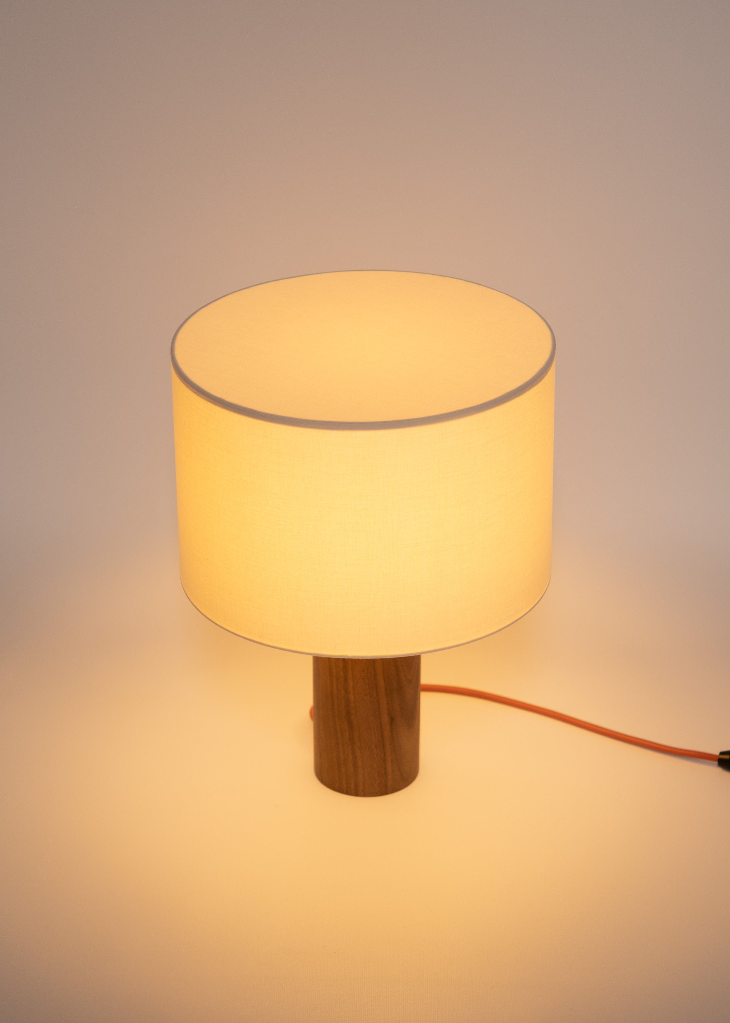 FLUTITA table lamp walnut wood