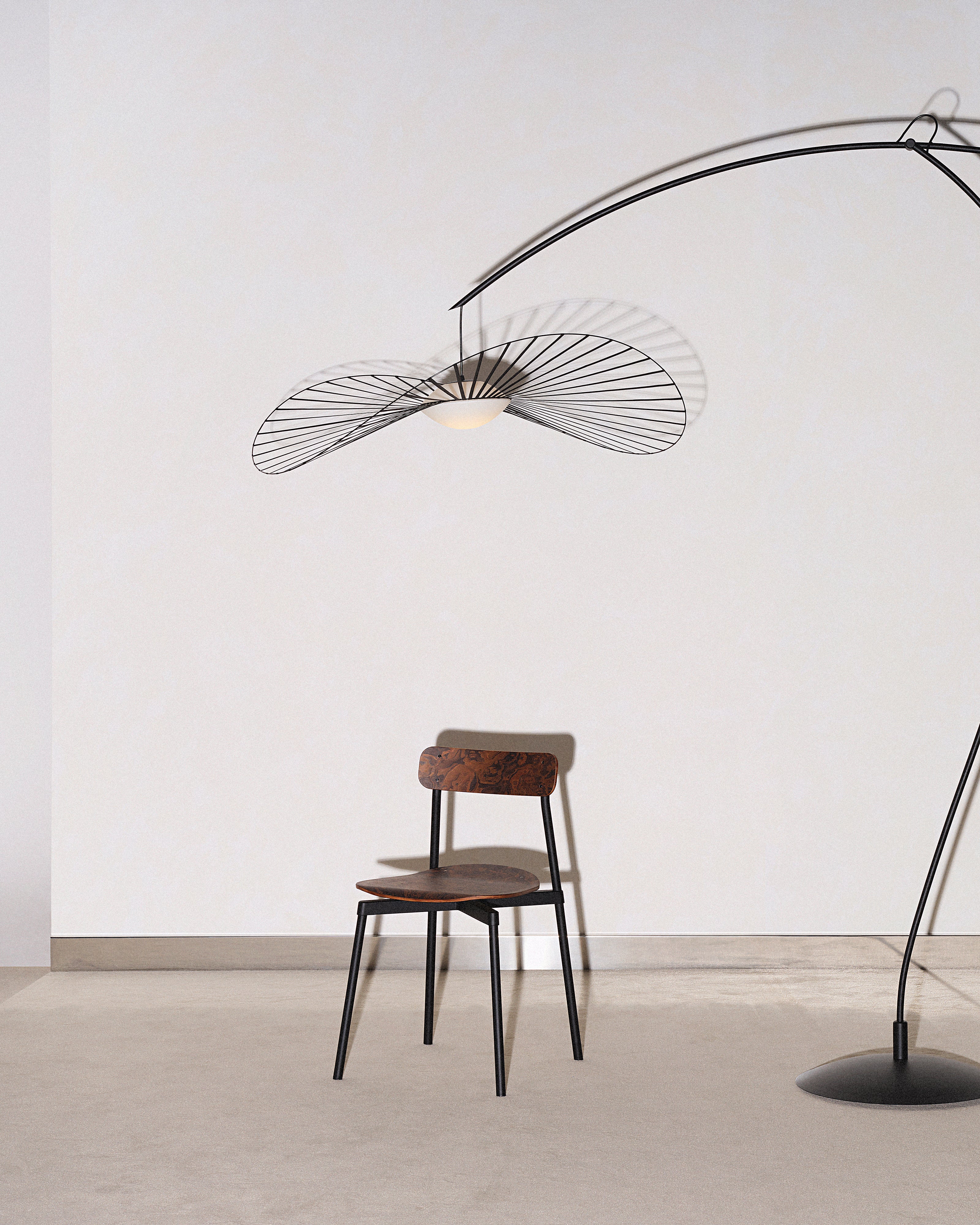 VERTIGO NOVA floor lamp black