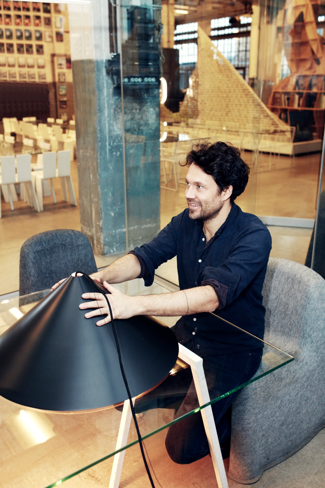 Lampa wisząca KEGLEN czarny