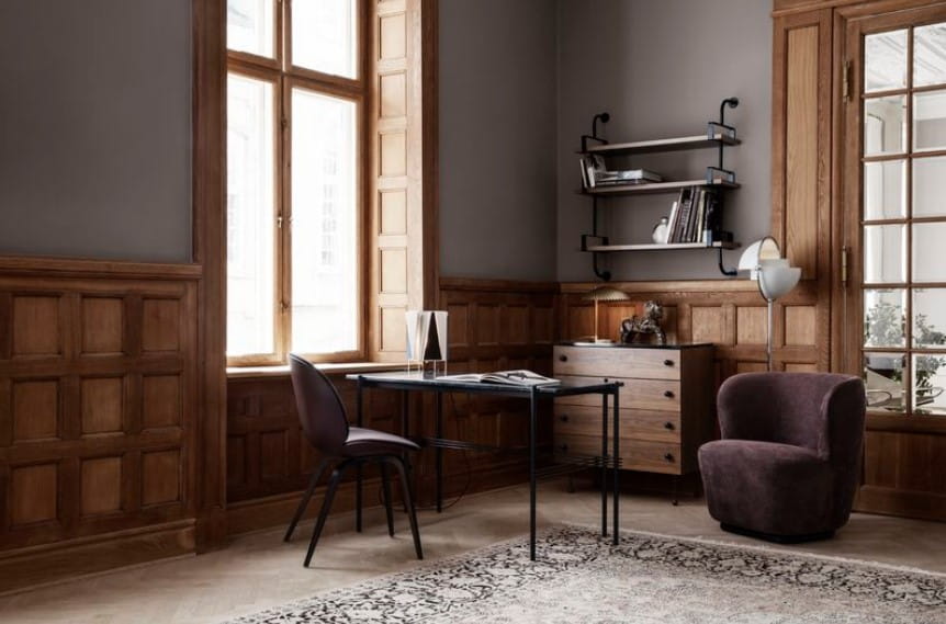 DÉMON shelf oak wood