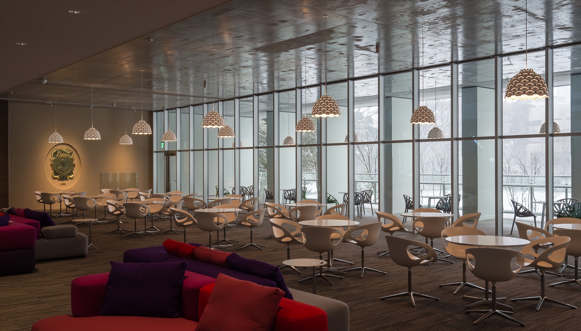 Závěsné svítidlo LC SHUTTERS bílé