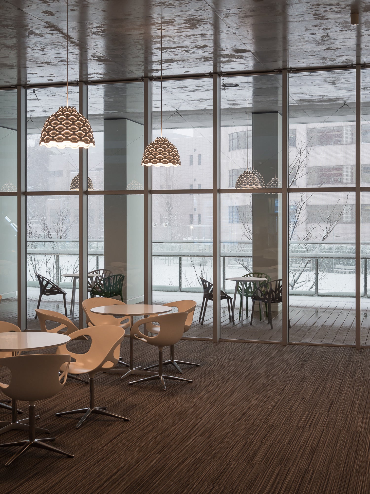 Závěsné svítidlo LC SHUTTERS bílé