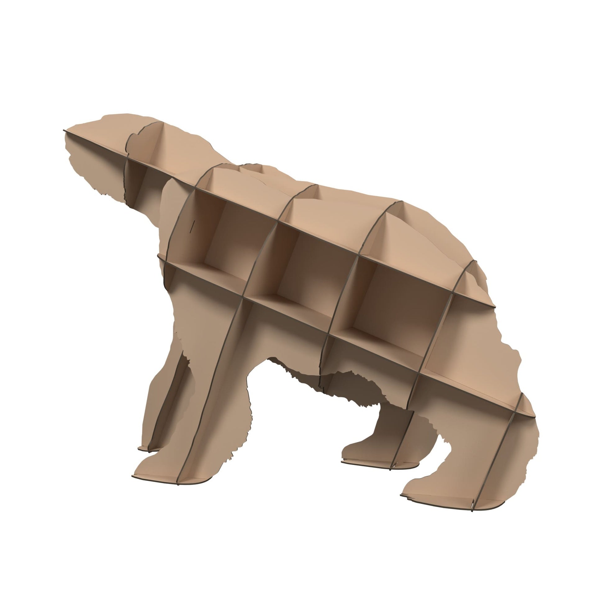 Beige regál JOE