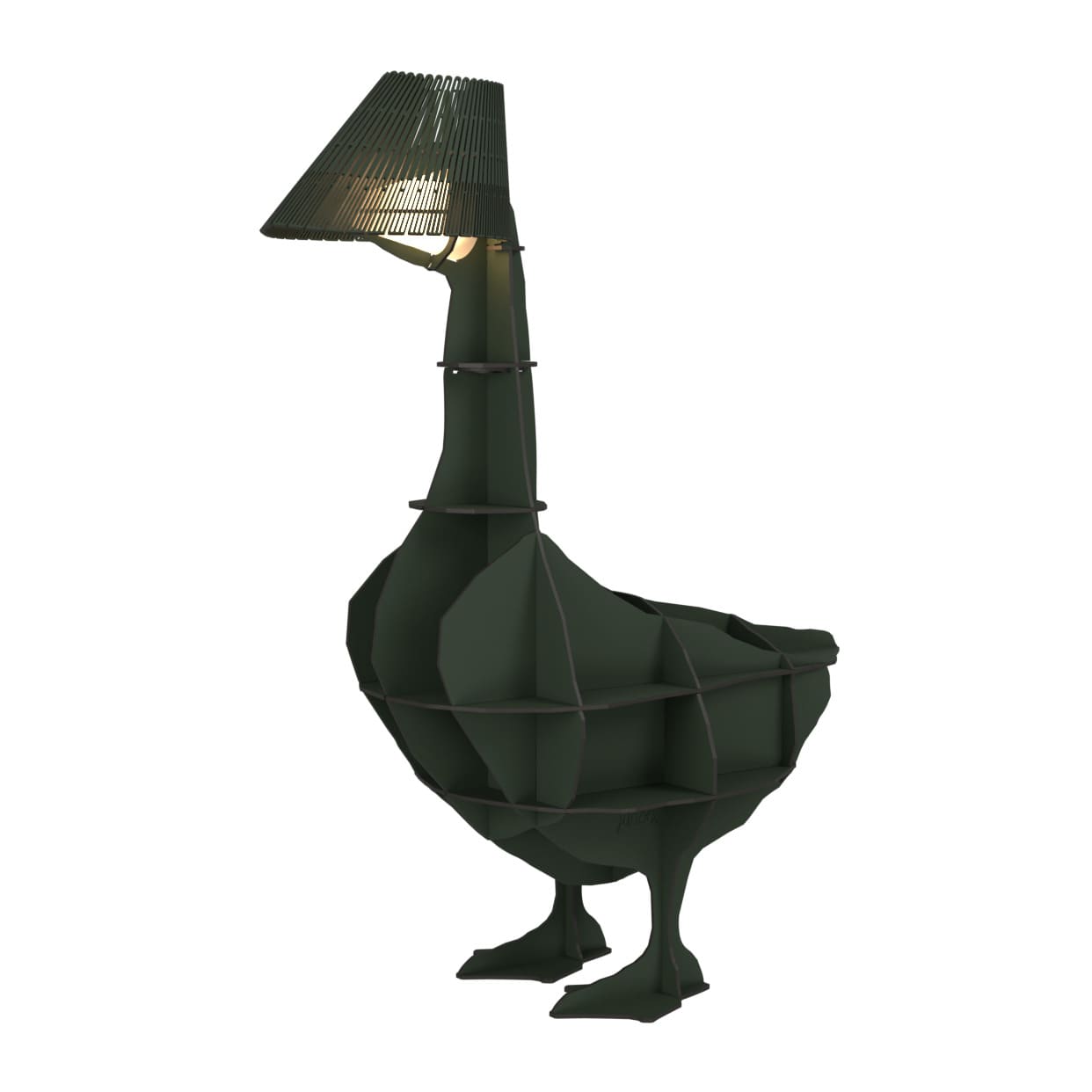Lampa JUNON tmavě zelená