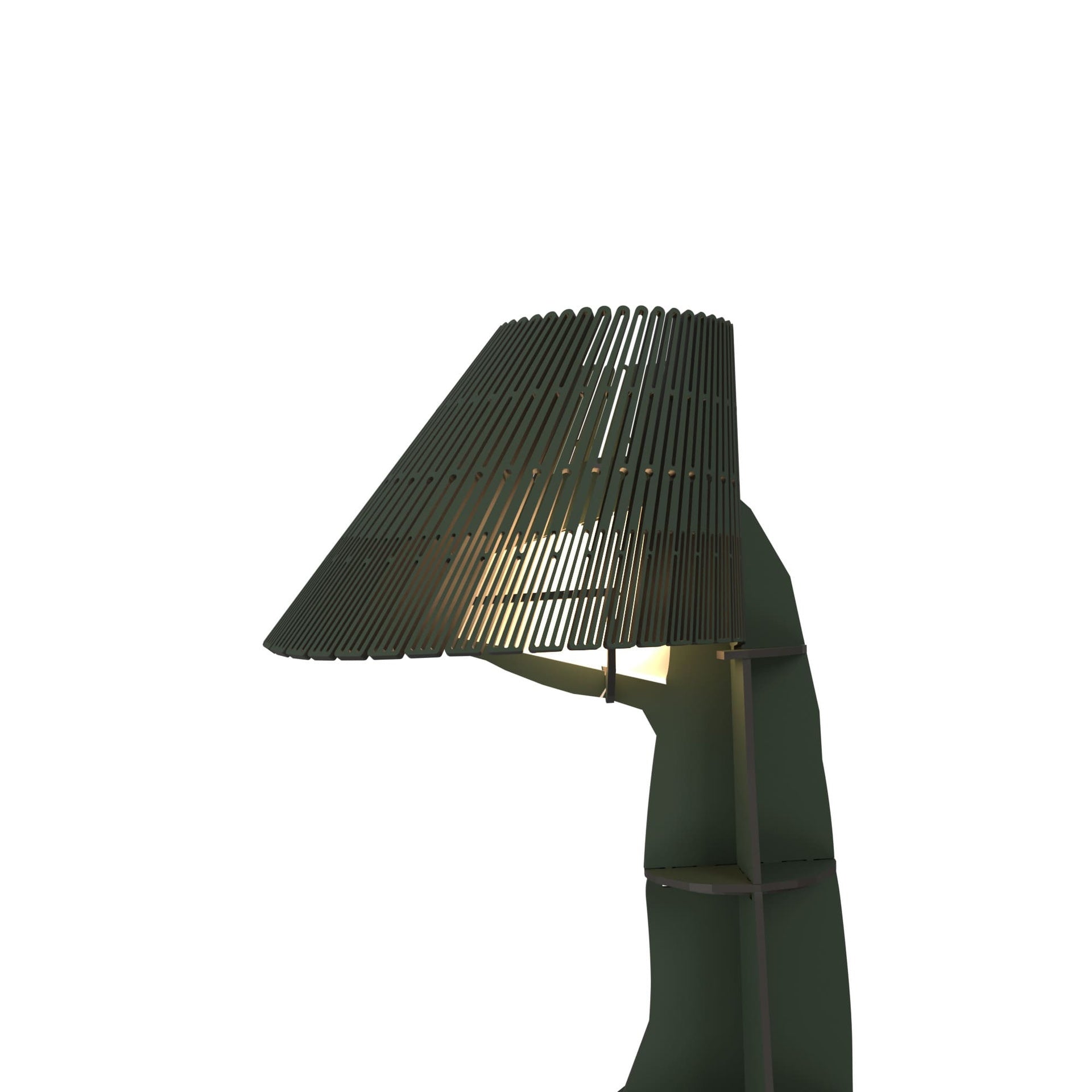 Lampa JUNON tmavě zelená