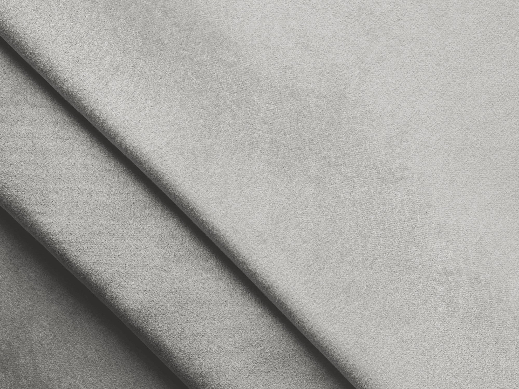 Sofa sametová 3-osobová s funkcí spaní KALENA stříbrná