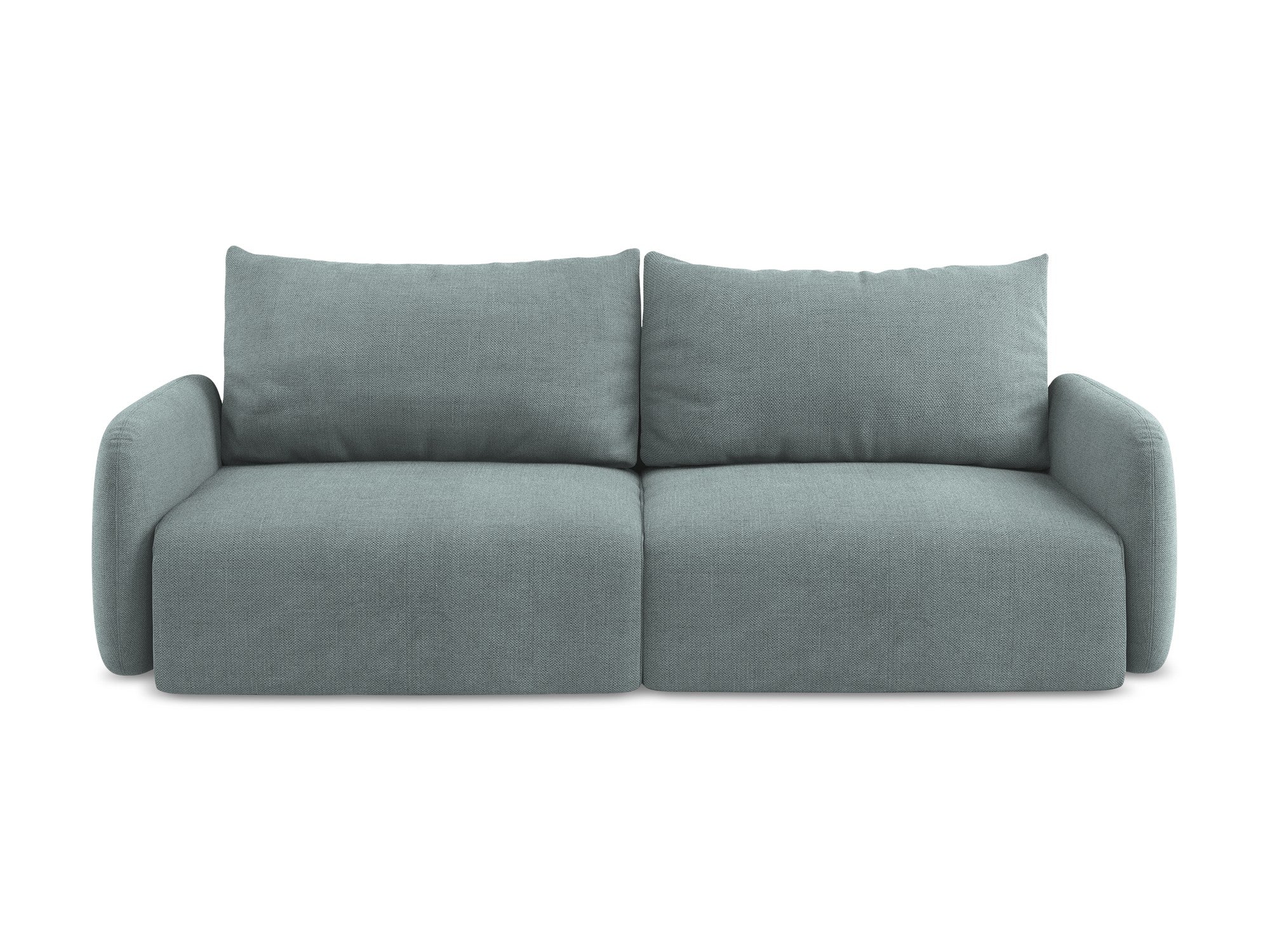 3-Seater Sofa with Sleeping Function KALENA Denim Blue