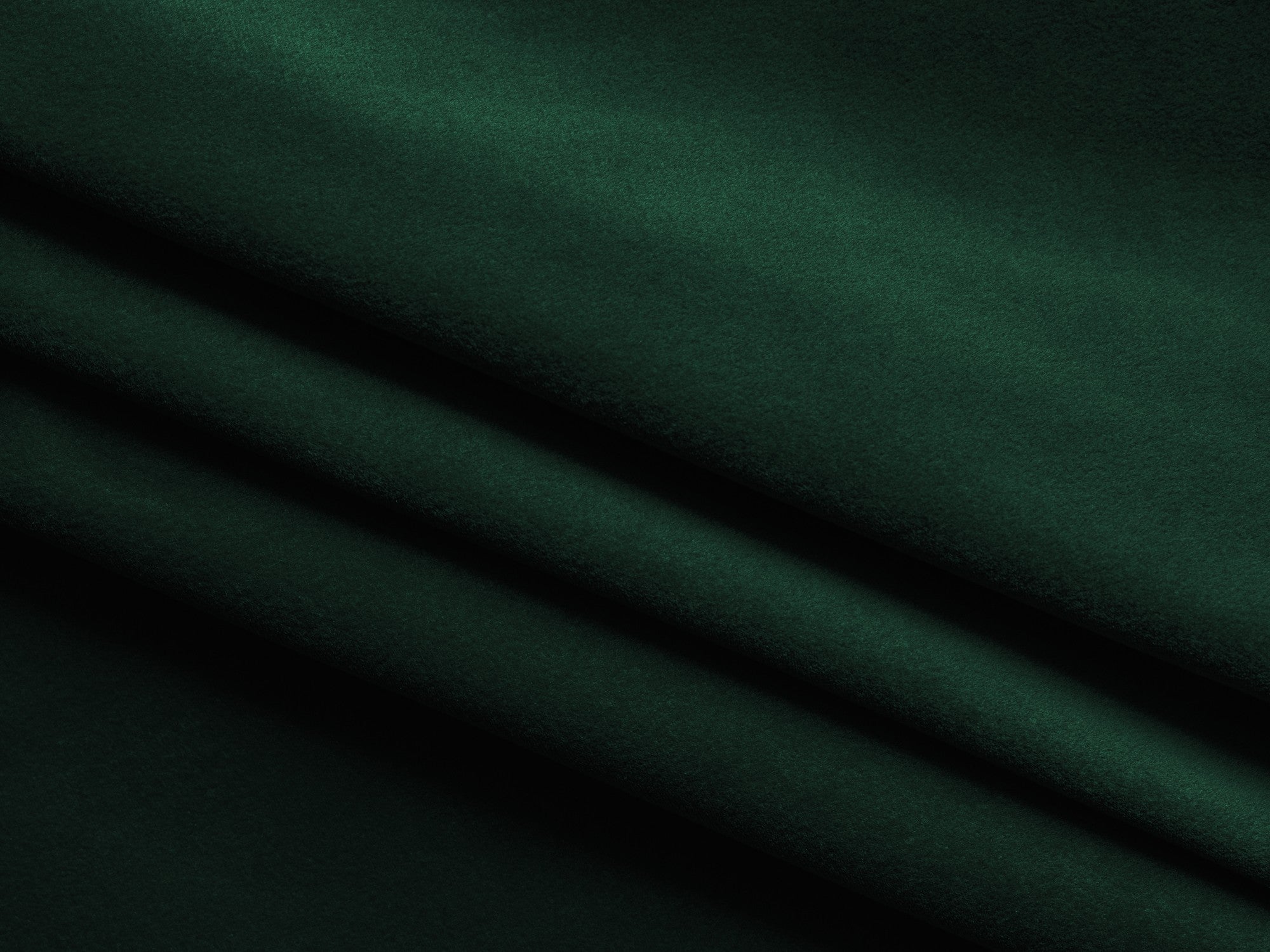 Sofa sametová 3-místná s funkcí spaní KAPUA lahvově zelená