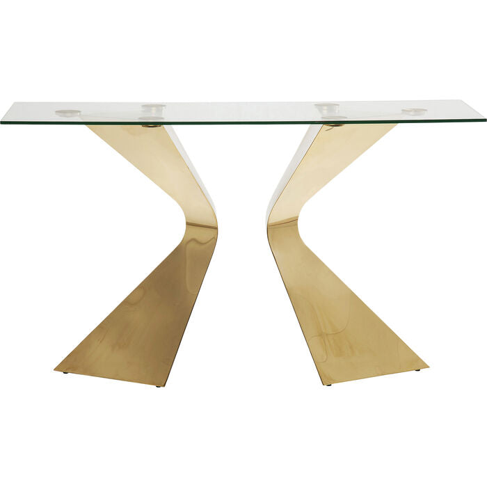 Glass Gloria Glass Console
