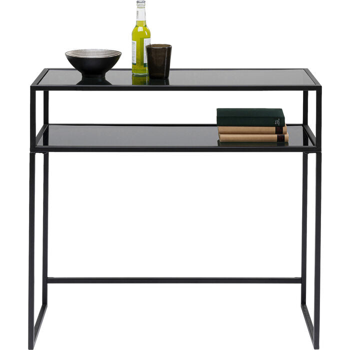 Black loft console