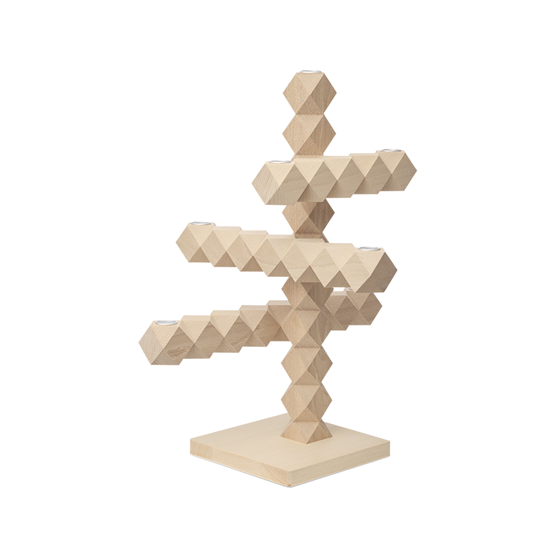 Svícen CLEAN CUT bukové dřevo