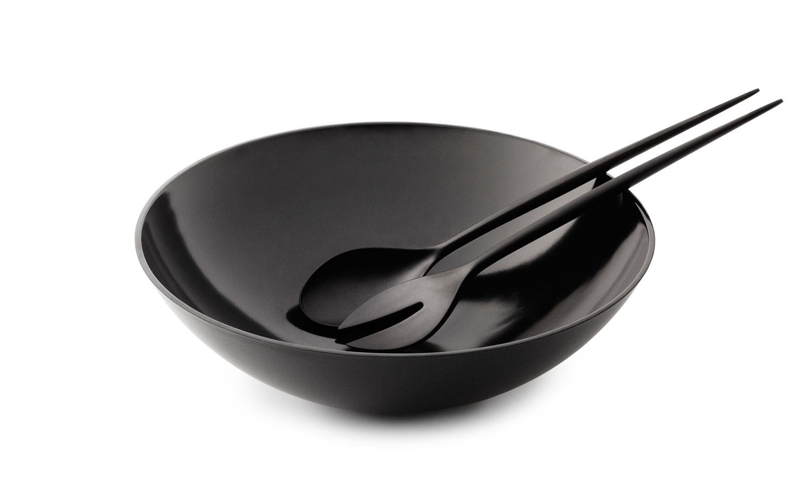 KRENIT Black Salad Bowl