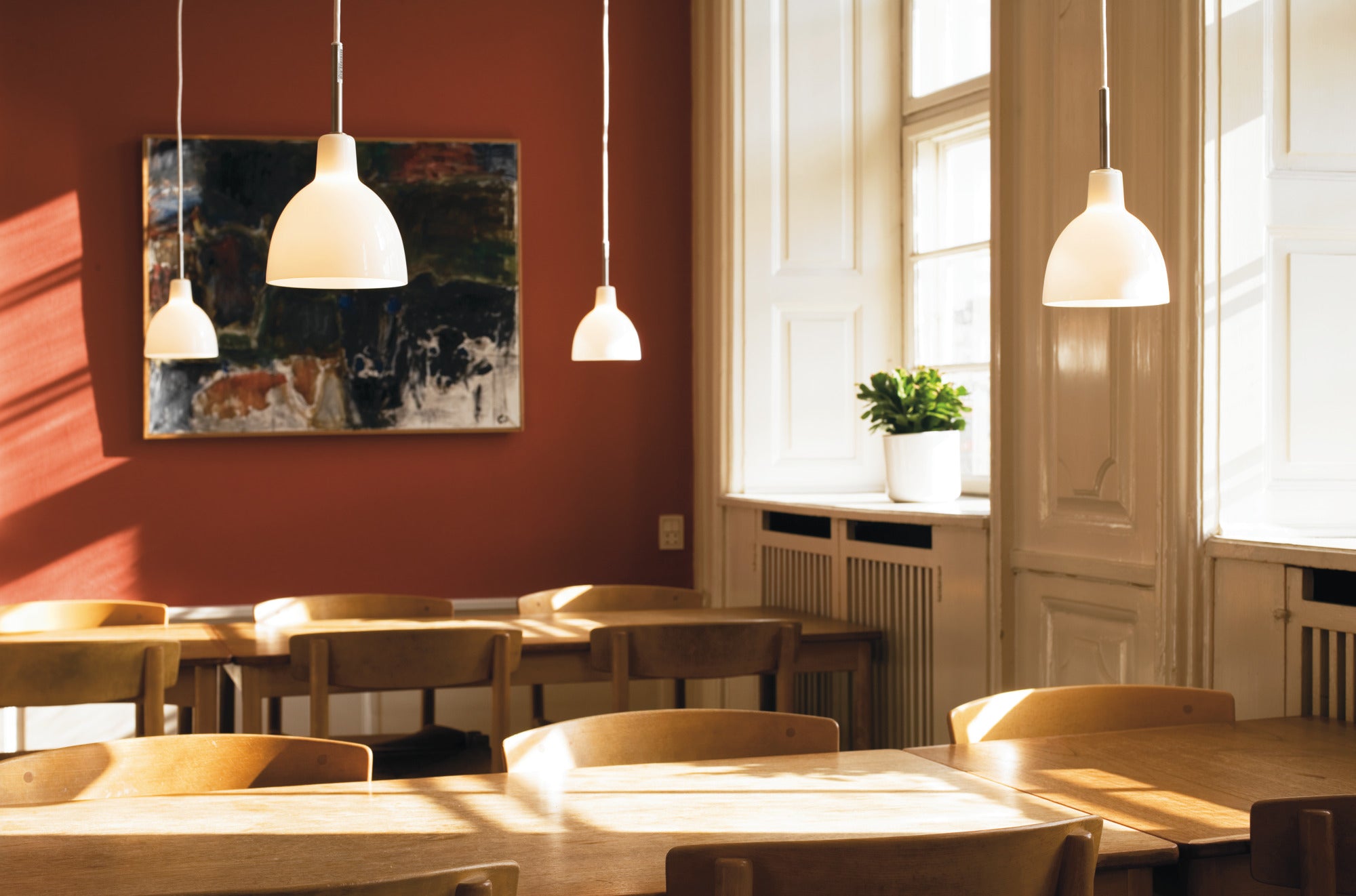 TOLDBOD GLASS White Pendant Lamp