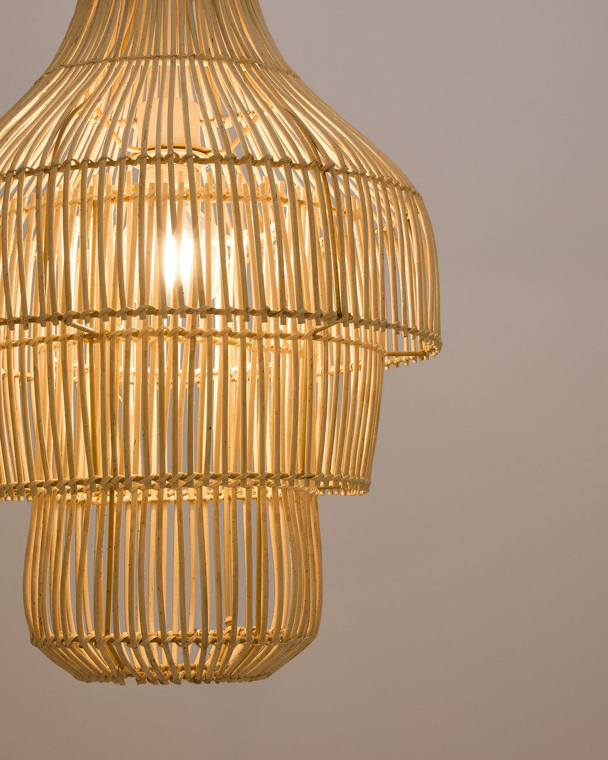 Abażur JANOA naturalny rattan – ujęcie 3
