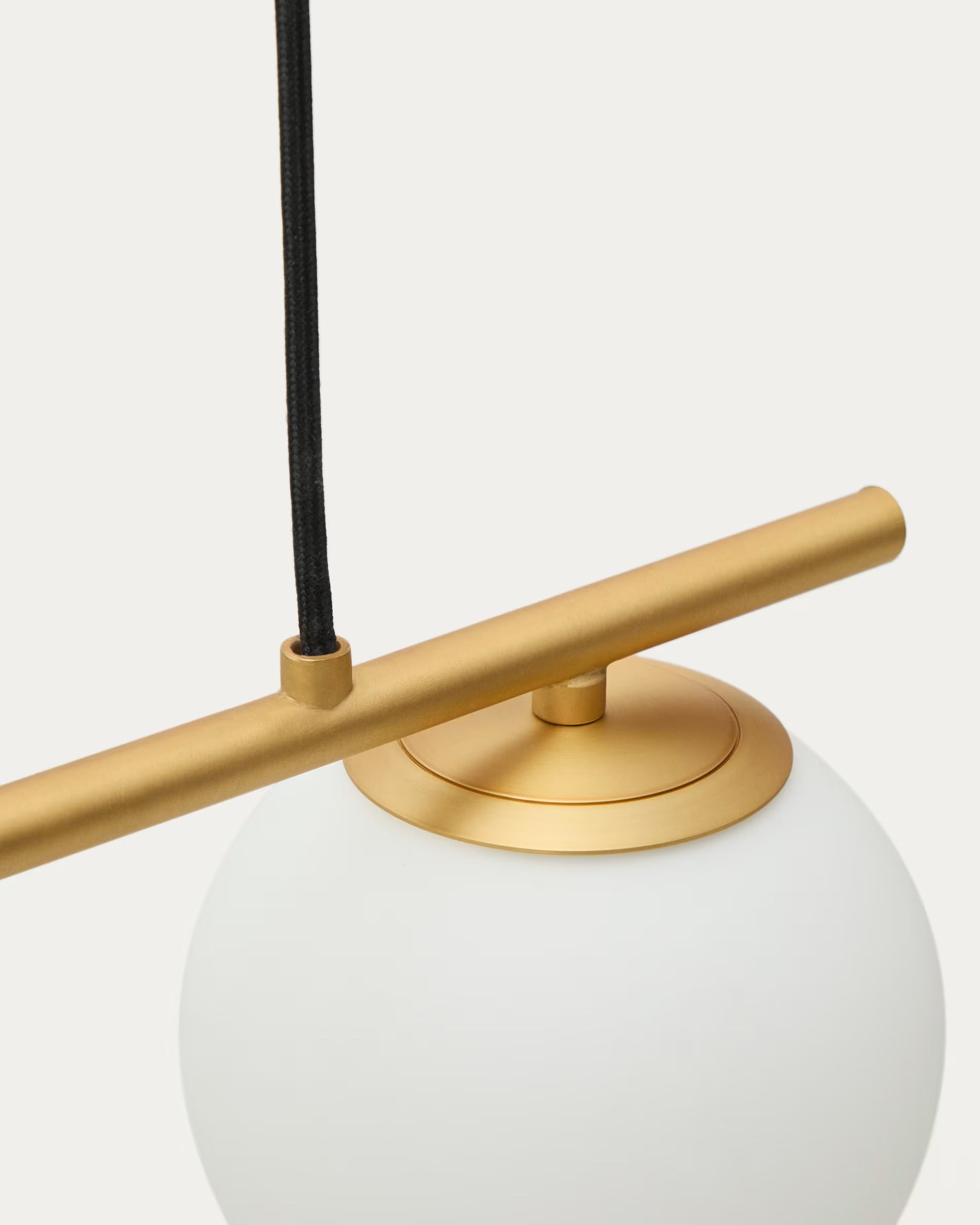 Three-Point Pendant Lamp BRISIA Brushed Brass
